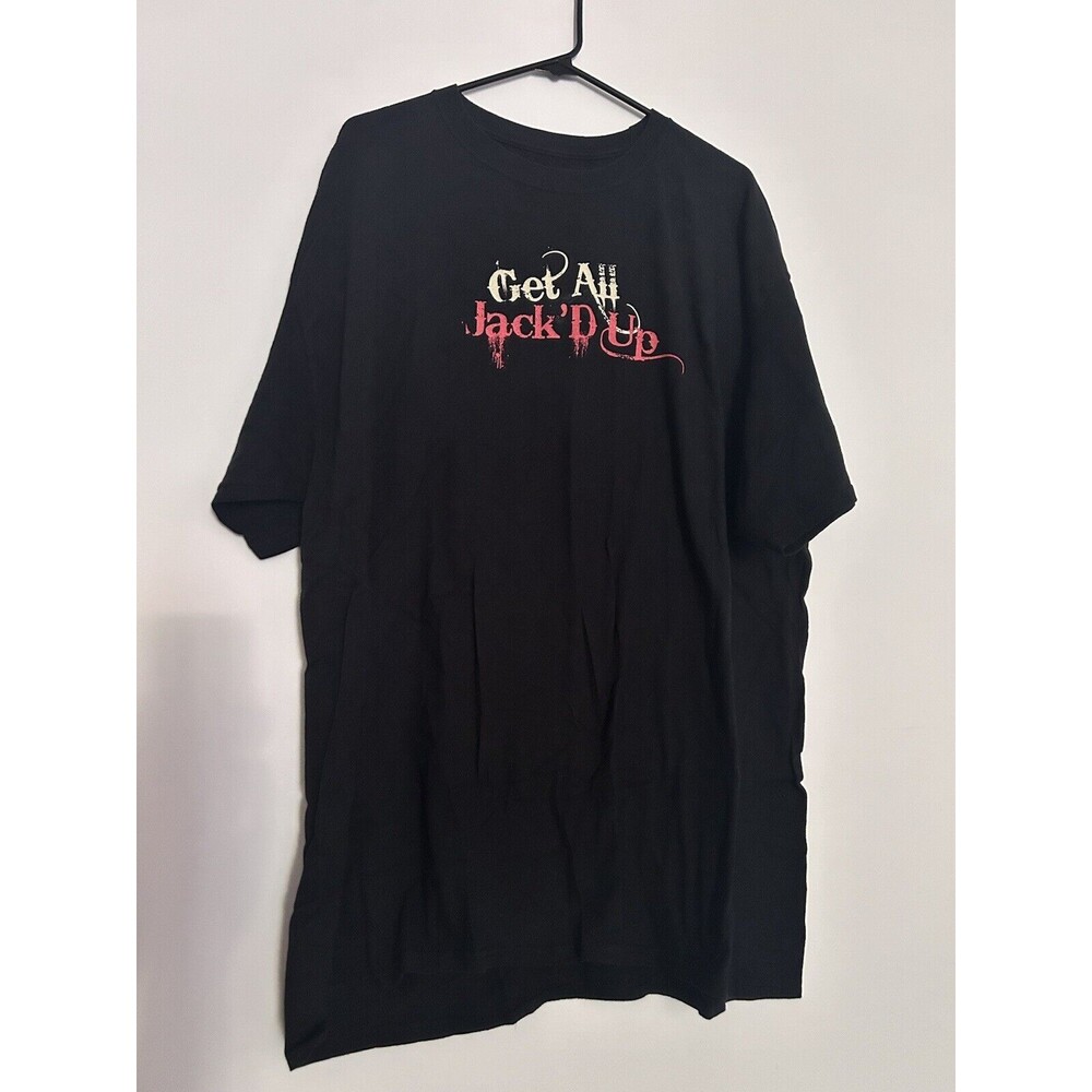 Black Jack Stout Casino Gamble Style Shirt ‘ ALL JACK’D UP’  Mens Beefy 2 XL TEE